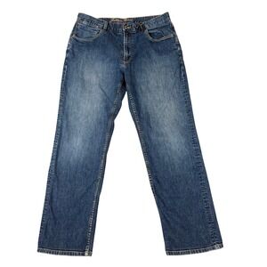 Indigo Palms Jeans Mens 38x34 Blue Original Fit Straight Leg Denim Preppy